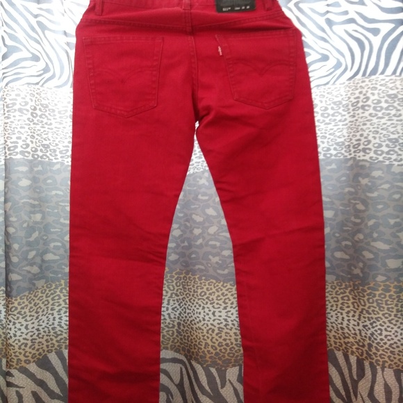 Red Levi's 511 slim size 12 kids - Picture 2 of 2